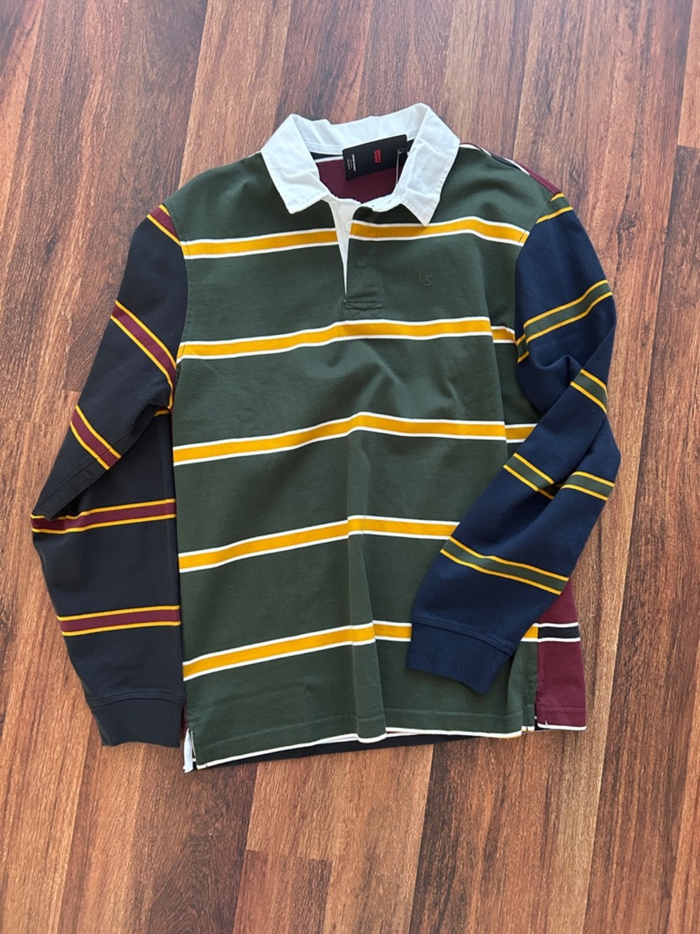 Levi’s Striped Rugby Polo S